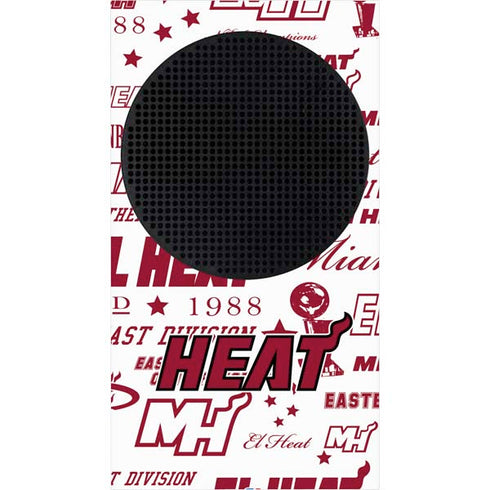 NBA Miami Heat Historic Blast Xbox Series S Console Skin